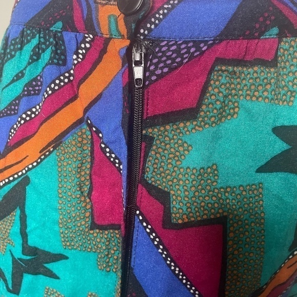 CODE 7 vintage cotton geometric skirt - Picture 5 of 6